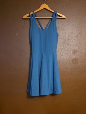 Fabletics Teal-Blue Double-Strap Dress Size L